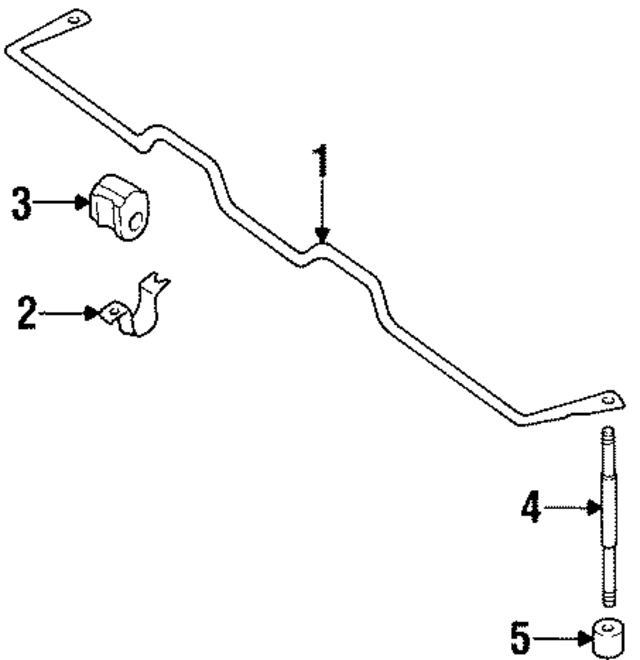 5623301P10 - : Stabilizer Bar Clamp for Nissan Image