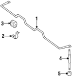5623033P10 - : Stabilizer Bar for Nissan Image