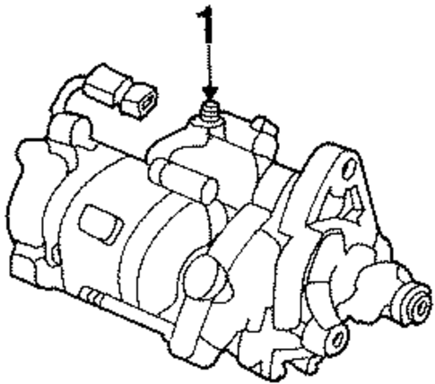 Starter for 1998 Acura CL #1