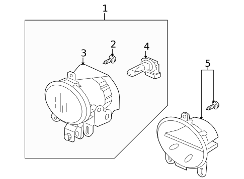 Fog Lamps for 2004 Mitsubishi Montero #0