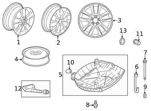 Wheels for 2010 Honda Accord Crosstour #0