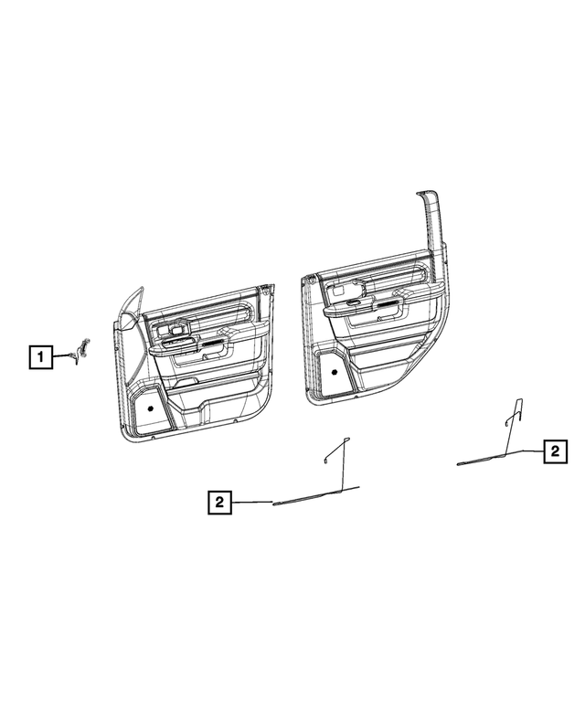 68367049AC - Electrical: Map Pocket Lamp, Rear for Mopar Image