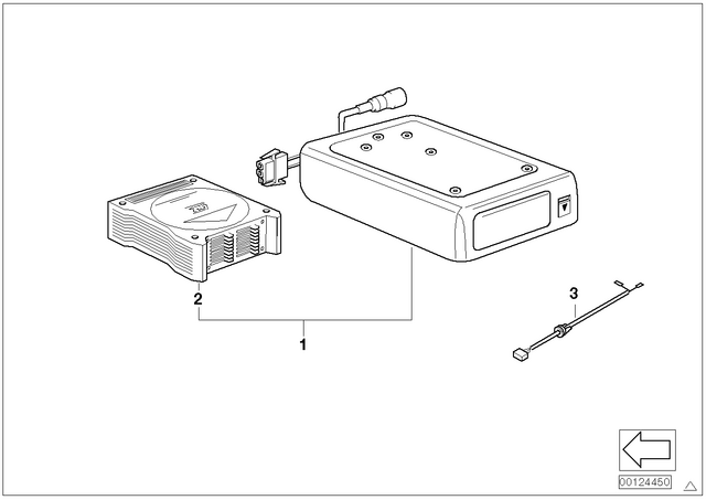 65128364931 - : CD-Magazine Bmw 6 CD Changer Ai for BMW-Motorrad Image