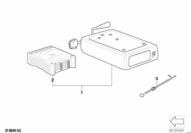 65128364931 - : CD-Magazine Bmw 6 CD Changer Ai for BMW-Motorrad Image