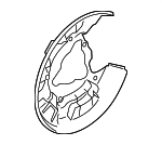 58245P2000 - Brakes: Brake Dust Shield for Kia Image