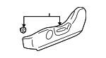 64115AJ21AWJ - Body: Recline Cover for Subaru Image
