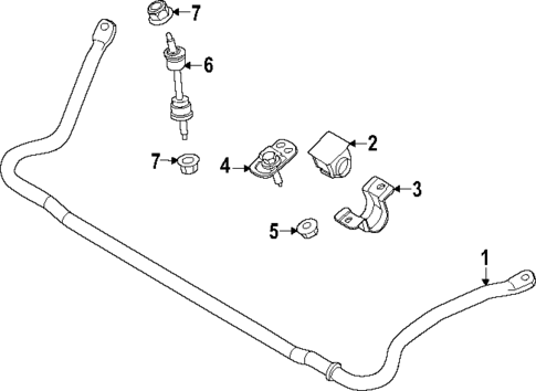 Stabilizer Bar & Components for 2025 Ford F-250 Super Duty #2