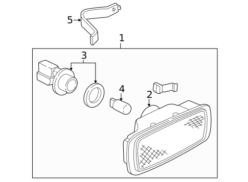 Side Marker Lamps for 1993 Acura NSX #1