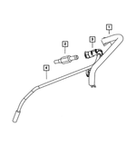 4884249AA - Engine 2.4L Four Cylinder: Pcv Valve for Mopar Image