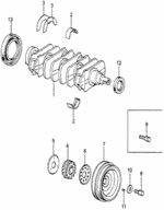 13310689010 - : Crankshaft for Honda Image