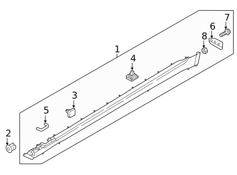 Exterior Trim - Pillars for 2018 Genesis G80 #0