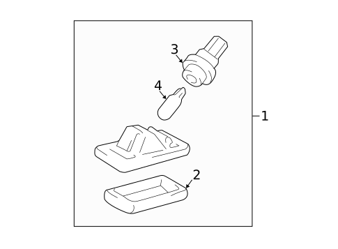 Bulbs - Chassis for 2005 Lexus LX470 #2