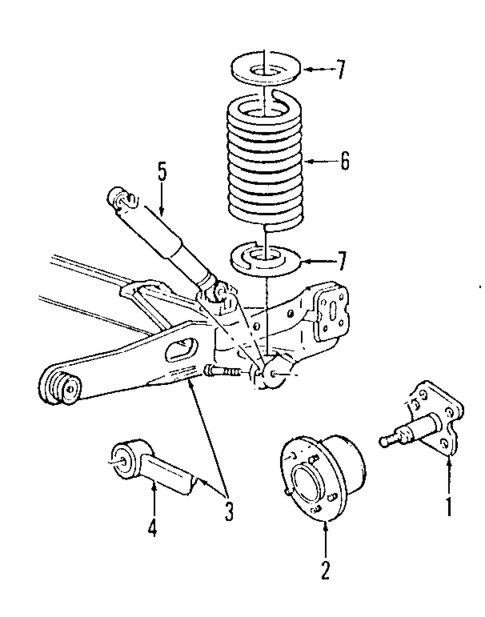 Rear Axle for 1998 Ford Windstar #0