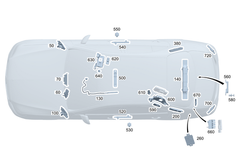 Antenna, Antenna Amplifier and Wiring Harnesses for 2026 Mercedes-Benz C63 AMG S E Performance #0