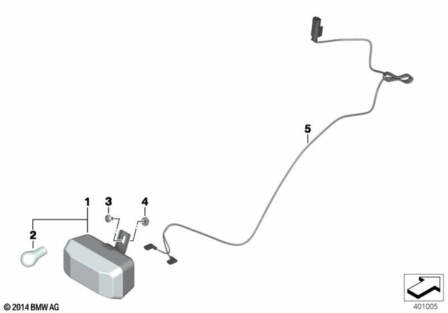 63242316904 - Lights: Rear Fog Light -  for BMW-Motorrad Image
