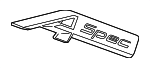 757323S5A01 - : Nameplate for Acura: Integra Image