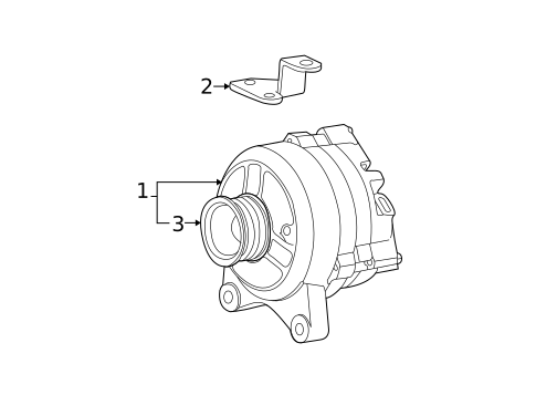 Alternator for 1998 Ford Expedition #1