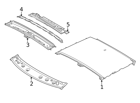 Roof & Components for 2023 Kia EV6 #0