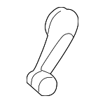 22648611 - Body: Window Handle for Chevrolet: Cavalier, Cobalt, Malibu | Pontiac: Grand Am, Sunfire Image