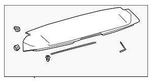 7608535906 - Body: Spoiler for Toyota: 4Runner Image
