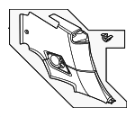 992863165AHID9 - : Interior Quarter Panel Trim Panel for Porsche Image