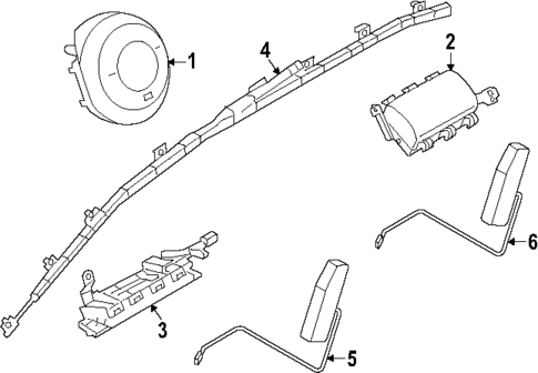 Air Bag Components for 2025 Mazda CX-90 #0