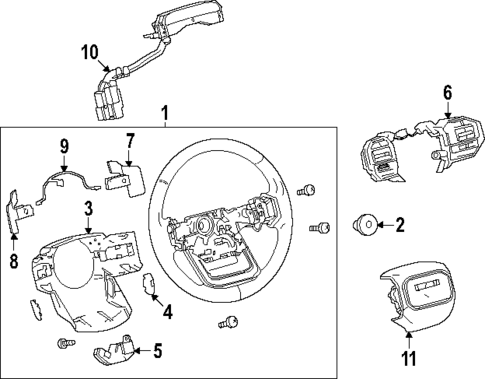 Steering Wheel & Trim for 2025 Toyota Land Cruiser #0