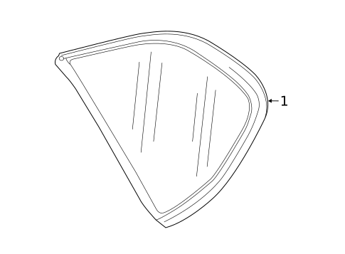 Glass & Hardware for 2018 Buick Envision #0