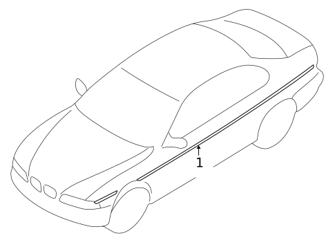 Stripe Tape for 1997 BMW 750iL #0