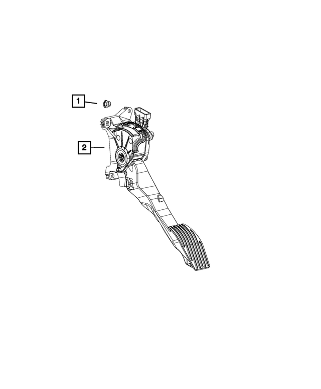 68476471AD - Fuel and Accelerator Pedal: Accelerator Pedal for Mopar Image image