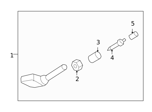 Tire Pressure Monitor Components for 2006 Cadillac DTS #0