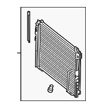 995000454 - HVAC: Condenser for Mercedes-Benz Image