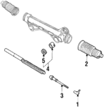 E69Z3K661A - Steering: Boot for Ford: Aerostar Image