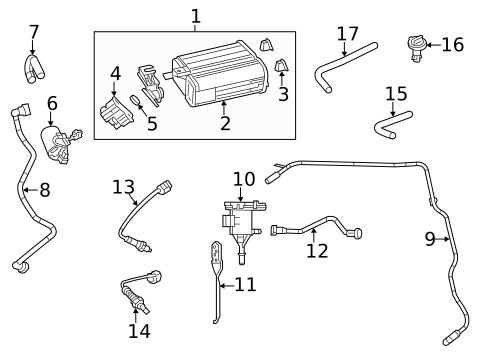 Emission Components for 2012 Chrysler 300 #0