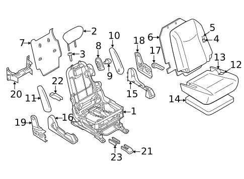 Second Row Seats for 2012 Nissan Quest #1