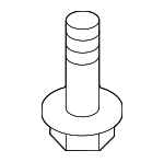 9015960249 - Body: Bumper Cover Screw for Toyota: Avalon, Camry, Corolla, Echo, Sienna, Solara Image