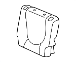 82122SLNA01ZA - Body: Seat Back Cover for Honda: Fit Image