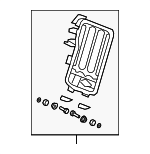 82126SLNA01 - Body: Seat Back Frame for Honda: Fit Image