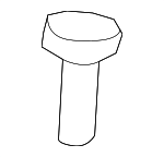 81144S0AJ01ZY - Body: Headrest Guide for Honda: Fit Image