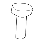 81143SM4J01A4 - Body: Headrest Guide for Honda: Fit Image