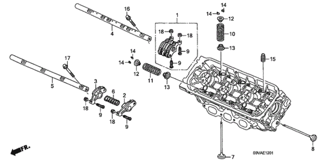 Valve - Rocker Arm (FR.) (4WD) for 2008 Honda Pilot #0