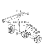 55398220AD - : Brake Tube And Hose Assembly for Mopar Image
