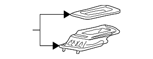 DCTI9 - HVAC: Motorcraft™ Instrument Panel Air Duct for Ford Image