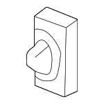 91568TA5003 - Body: Door Weather-strip Clip for Honda: Accord, Accord Crosstour, Civic, CR-V, Crosstour, HR-V, Insight Image