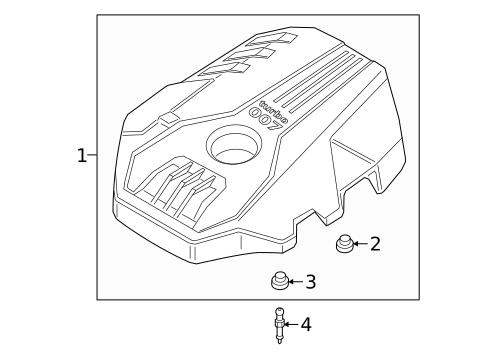 Engine Appearance Cover for 2019 Genesis G70 #0