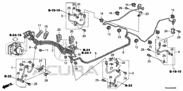Brake Lines for 2014 Acura TL #0