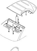 MR743390 - : Visor for Mitsubishi Image
