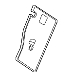 25392402008U16 - Body: Seat Back Panel for Mercedes-Benz Image