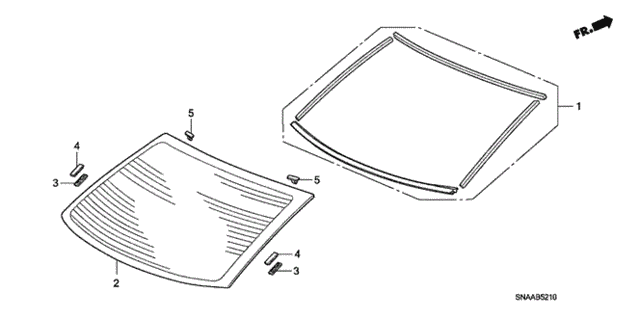 Rear Windshield for 2009 Honda Civic #0