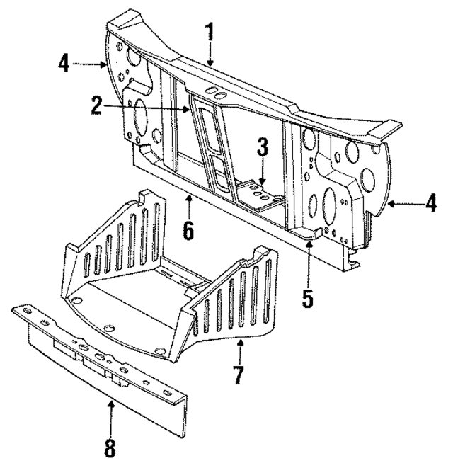 4490816 - Cooling System: Tie Bar for Mopar Image